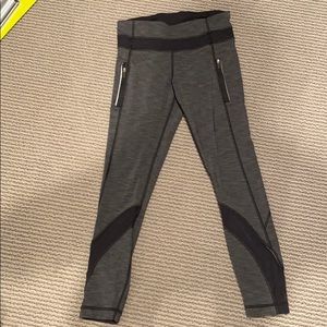 Lululemon mid rise leggings 25inch seam size 4